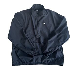 Under Armour Lightweight 1/2 Zip Sport Anorak Windbreaker Jacket Size Large
